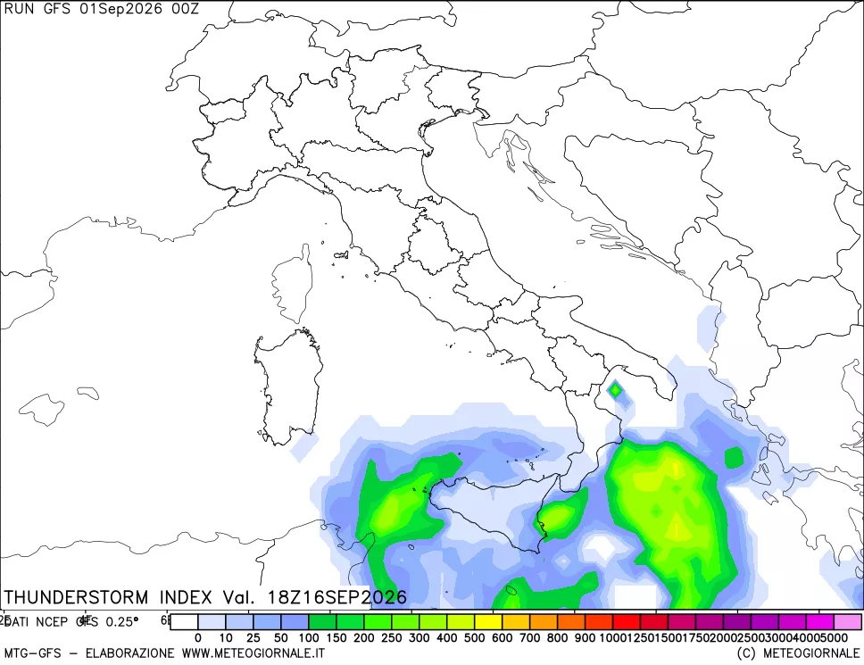 mappa Indice Temporali (TSI)
