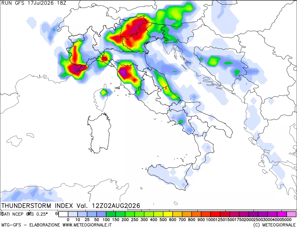 mappa Indice Temporali (TSI)