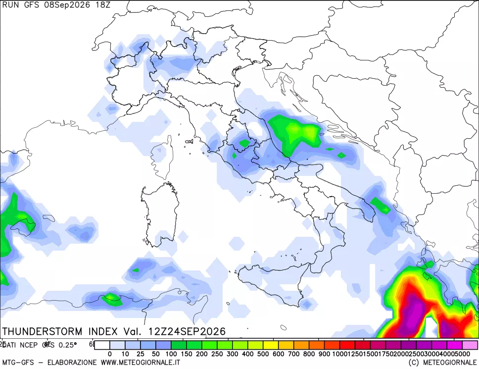 mappa Indice Temporali (TSI)