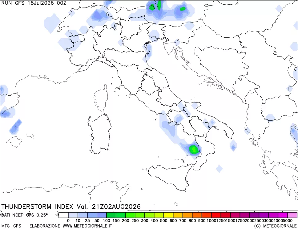 mappa Indice Temporali (TSI)