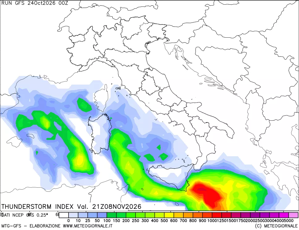 mappa Indice Temporali (TSI)