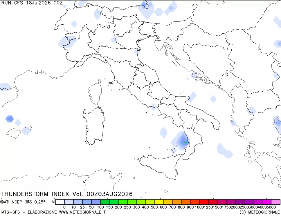 mappa Indice Temporali (TSI)