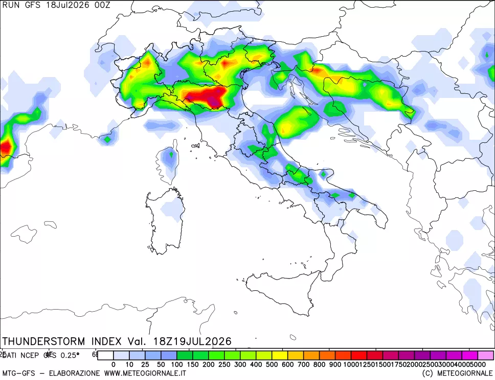 mappa Indice Temporali (TSI)
