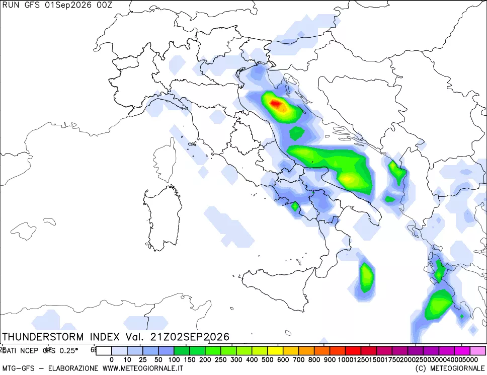 mappa Indice Temporali (TSI)