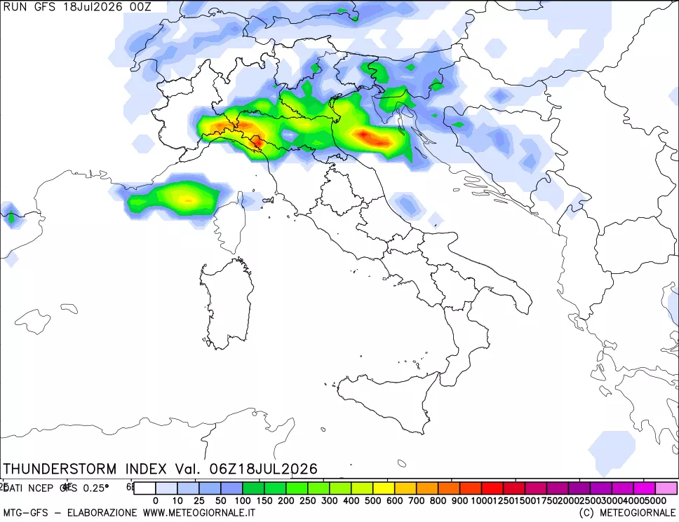 mappa Indice Temporali (TSI)