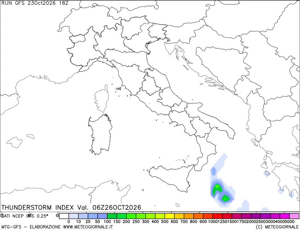 mappa Indice Temporali (TSI)