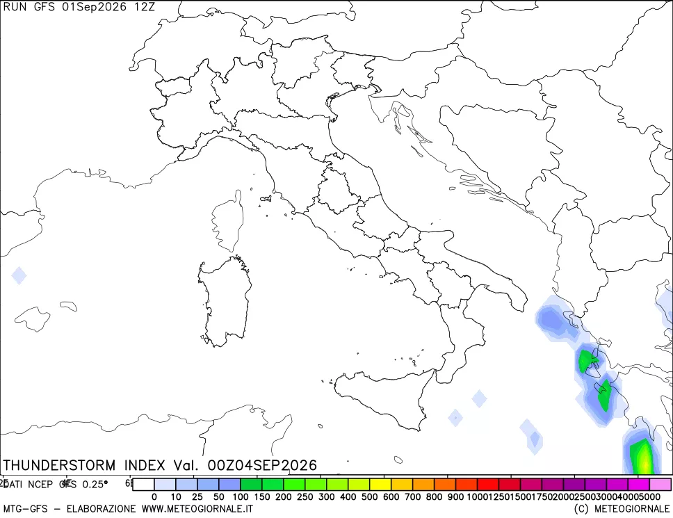 mappa Indice Temporali (TSI)