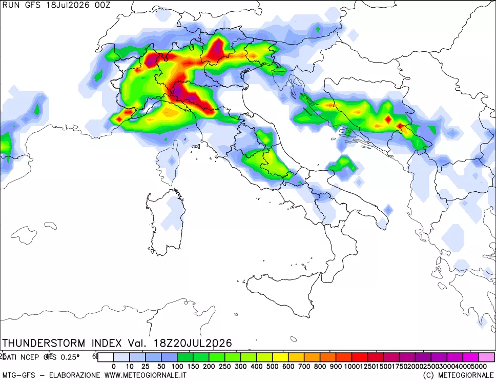 mappa Indice Temporali (TSI)