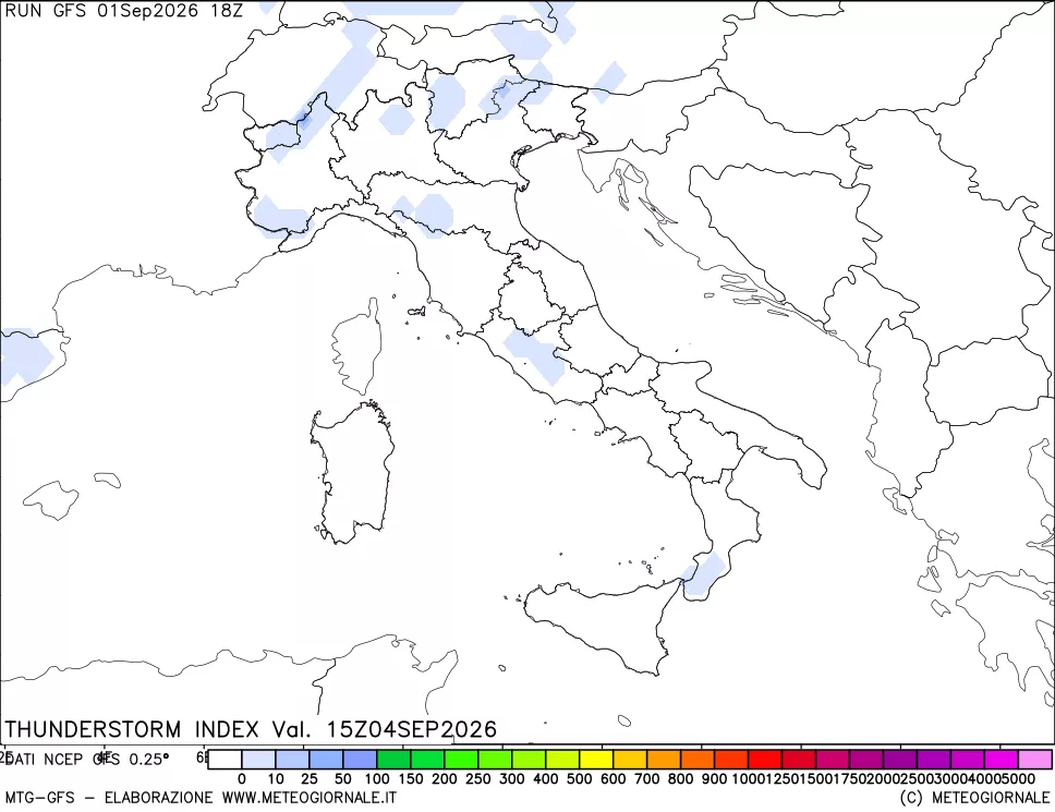 mappa Indice Temporali (TSI)