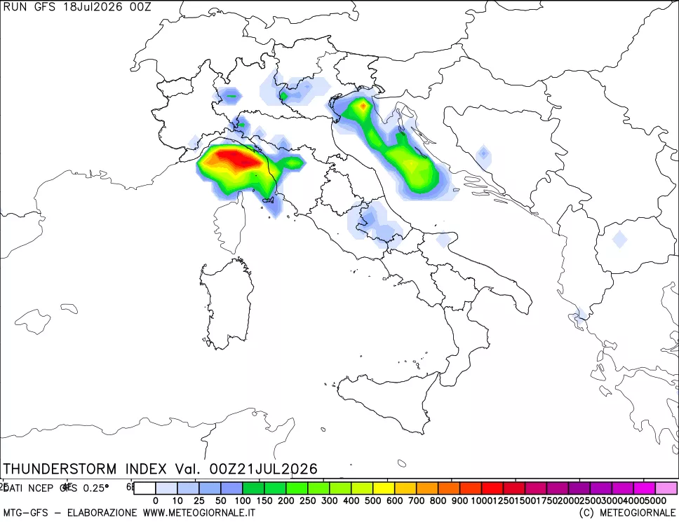 mappa Indice Temporali (TSI)