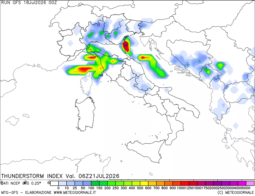 mappa Indice Temporali (TSI)