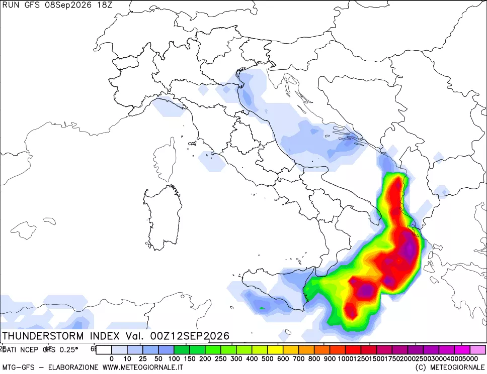 mappa Indice Temporali (TSI)