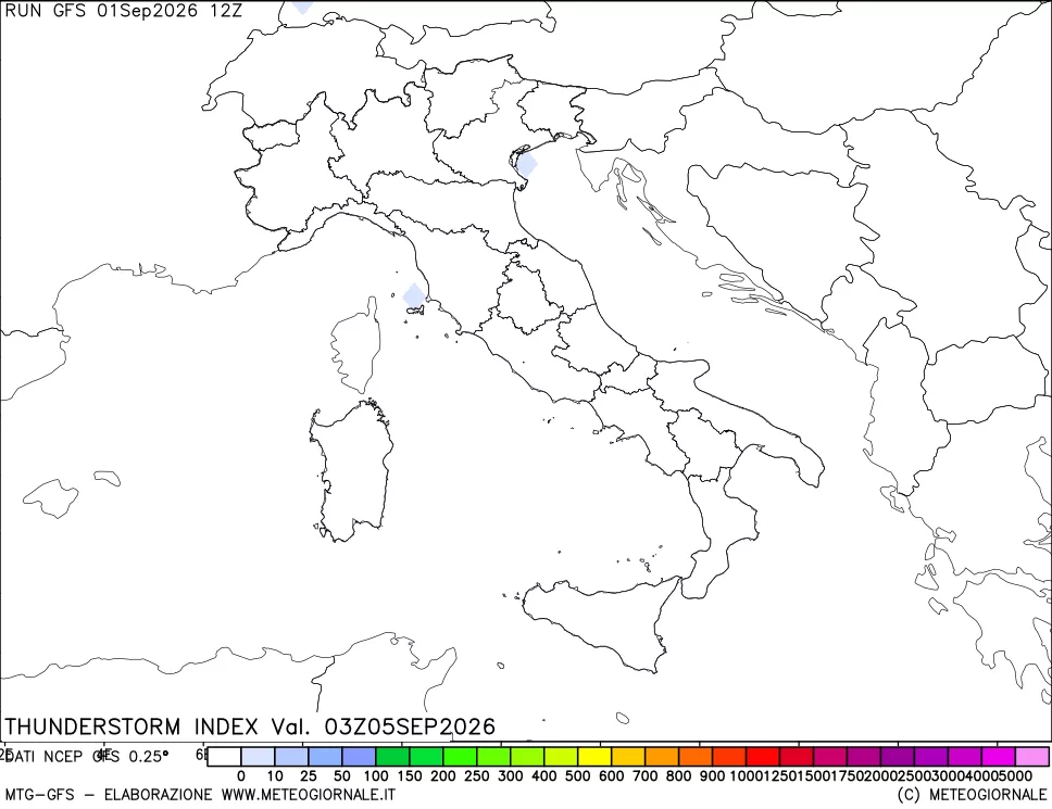 mappa Indice Temporali (TSI)