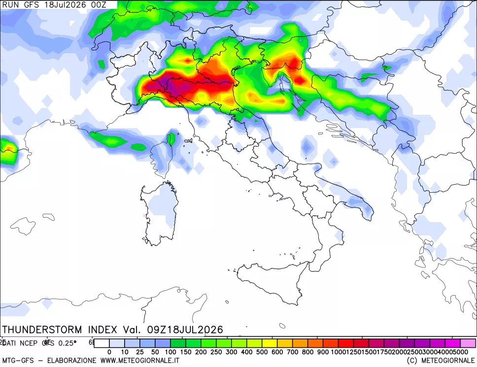 mappa Indice Temporali (TSI)