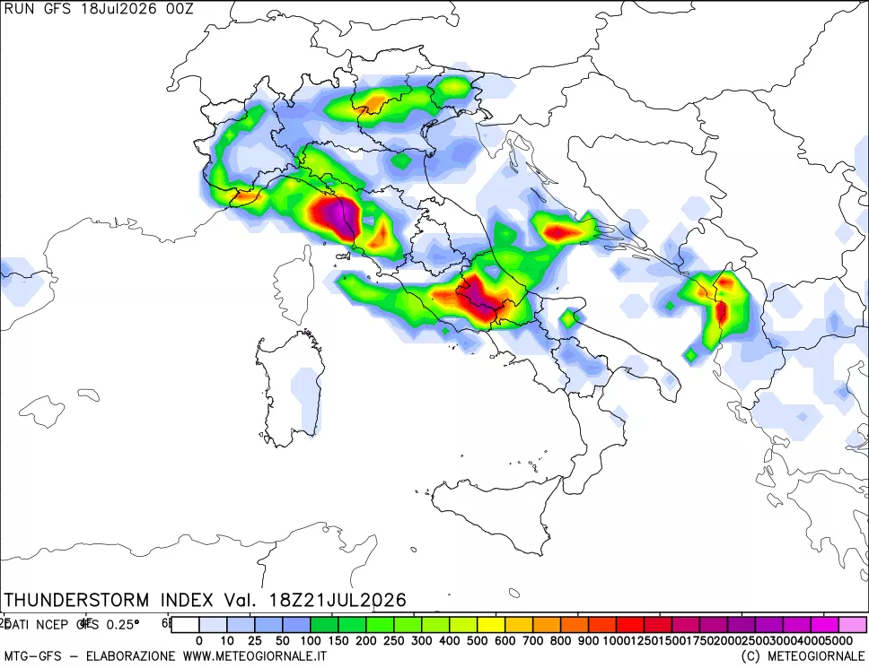 mappa Indice Temporali (TSI)