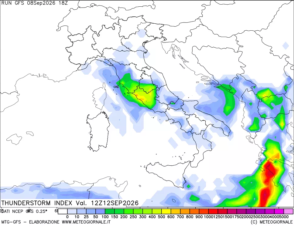 mappa Indice Temporali (TSI)