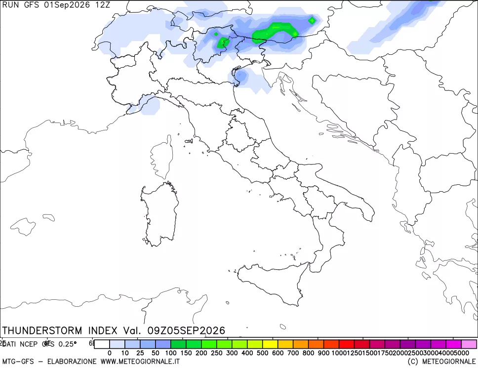 mappa Indice Temporali (TSI)