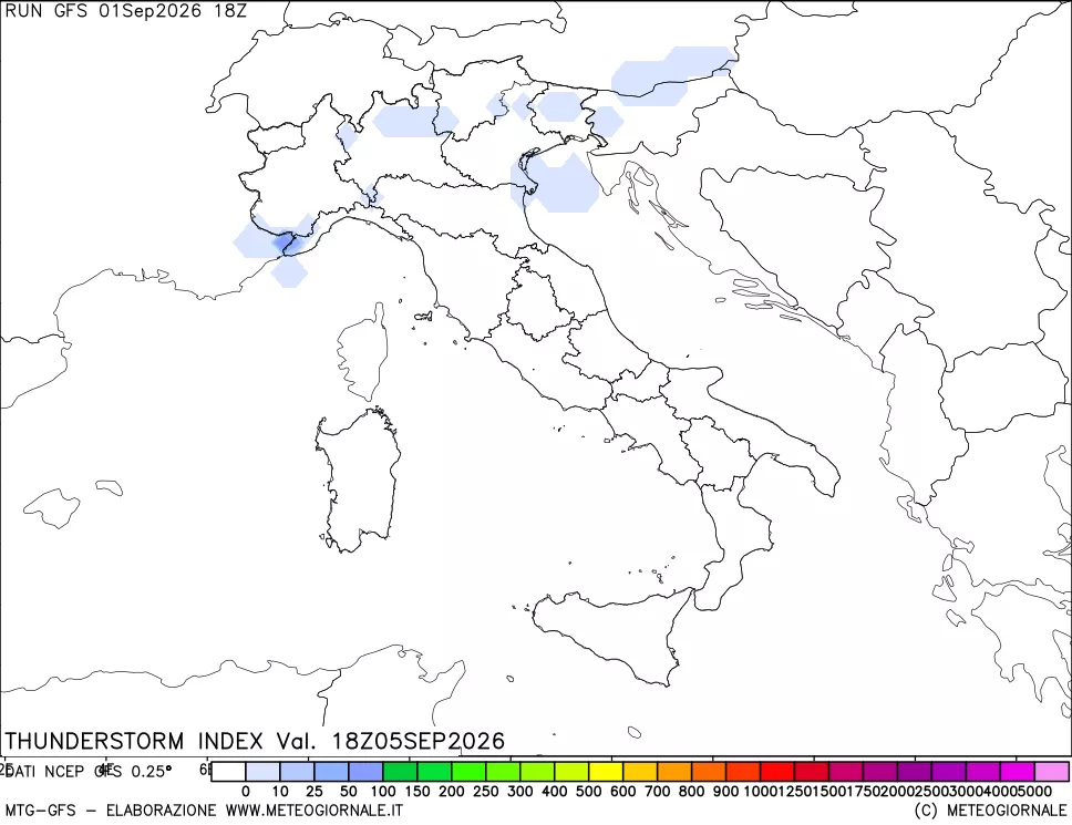 mappa Indice Temporali (TSI)