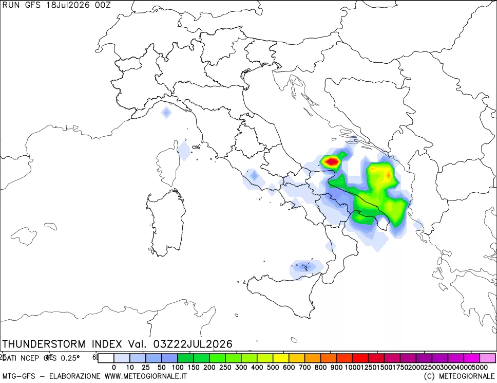 mappa Indice Temporali (TSI)