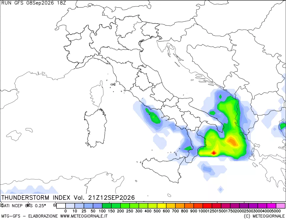 mappa Indice Temporali (TSI)