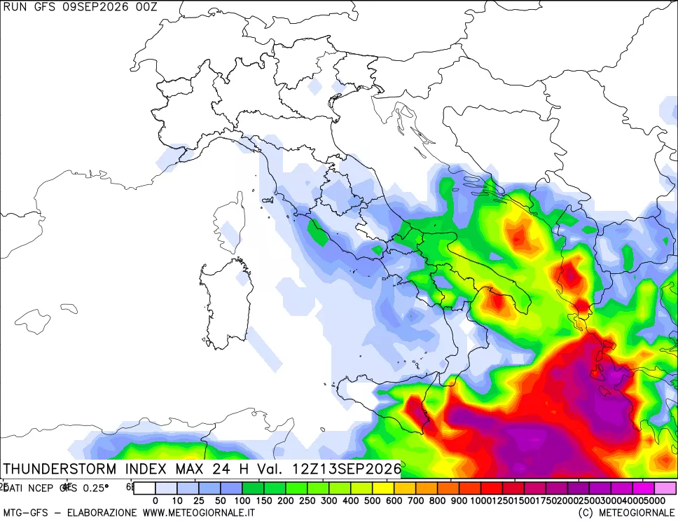 mappa TSI Max 24 ore