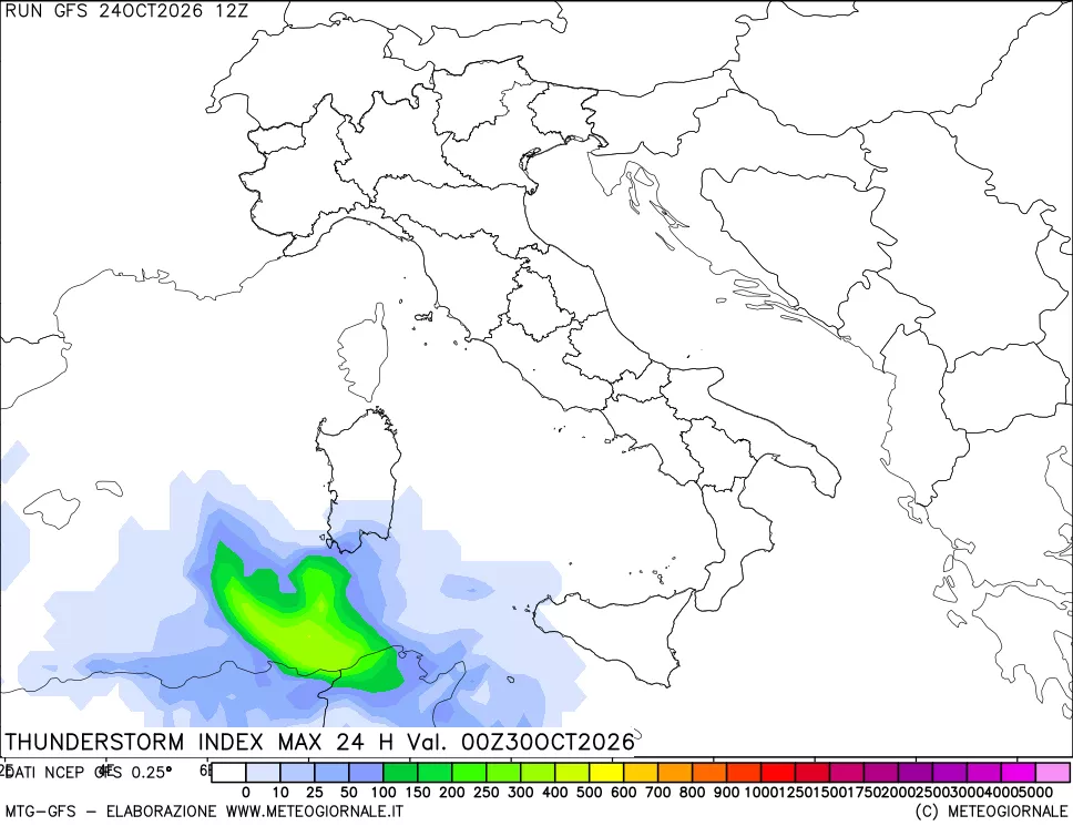 mappa Indice Temporali massimo 24 ore
