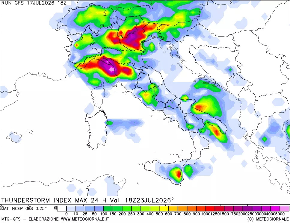 mappa TSI Max 24 ore