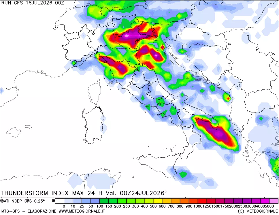 mappa TSI Max 24 ore