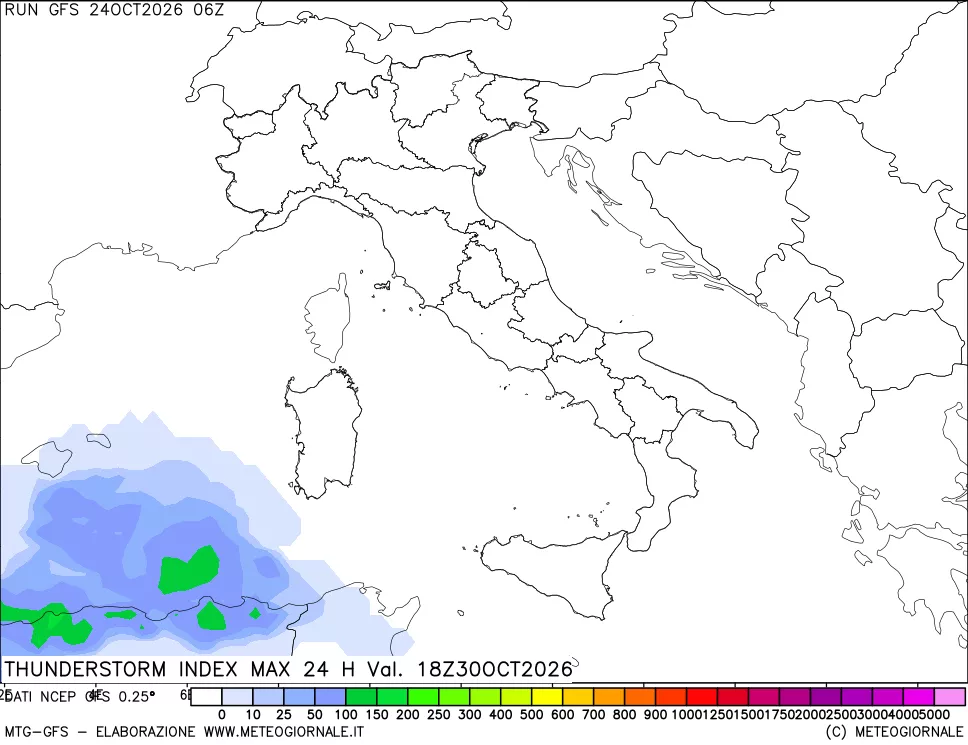 mappa TSI Max 24 ore