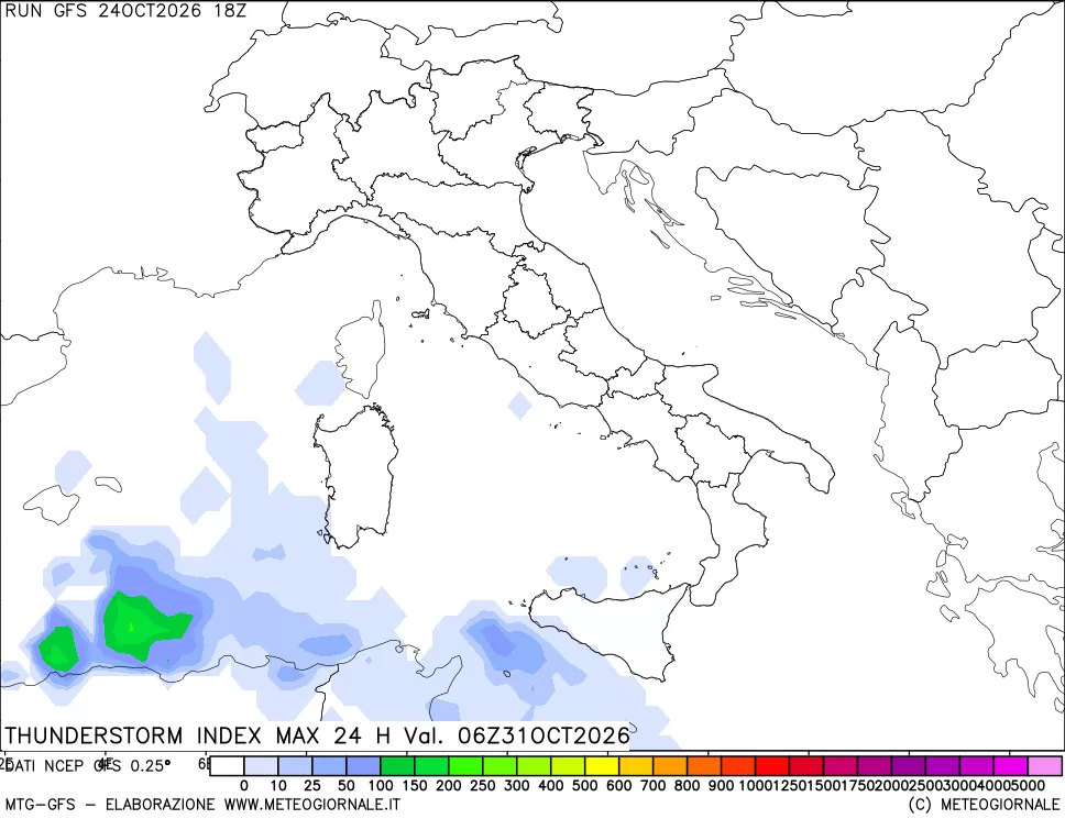 mappa Indice Temporali massimo 24 ore