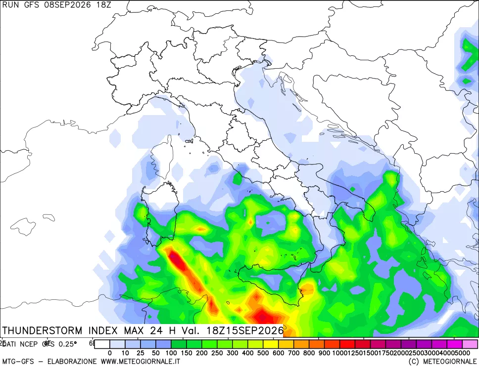 mappa TSI Max 24 ore