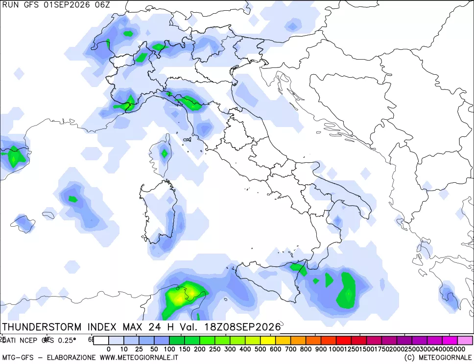 mappa TSI Max 24 ore
