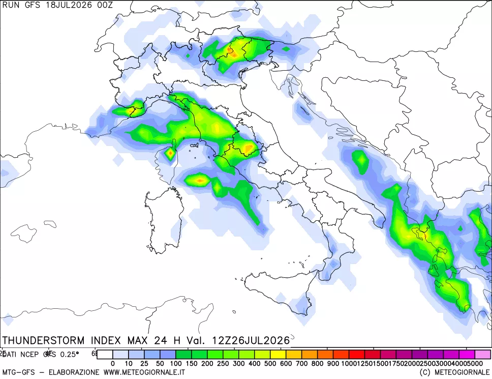 mappa TSI Max 24 ore
