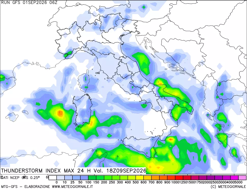mappa TSI Max 24 ore