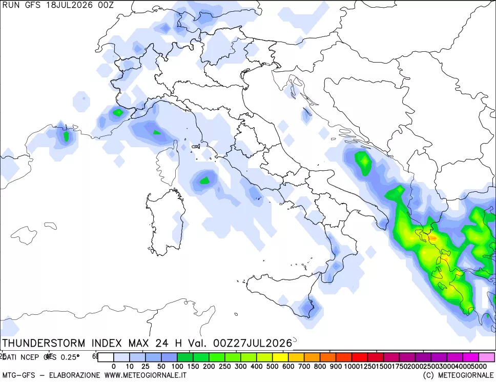mappa TSI Max 24 ore