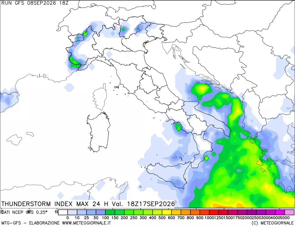 mappa TSI Max 24 ore