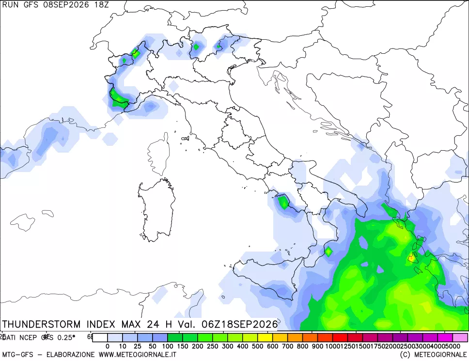 mappa Indice Temporali massimo 24 ore
