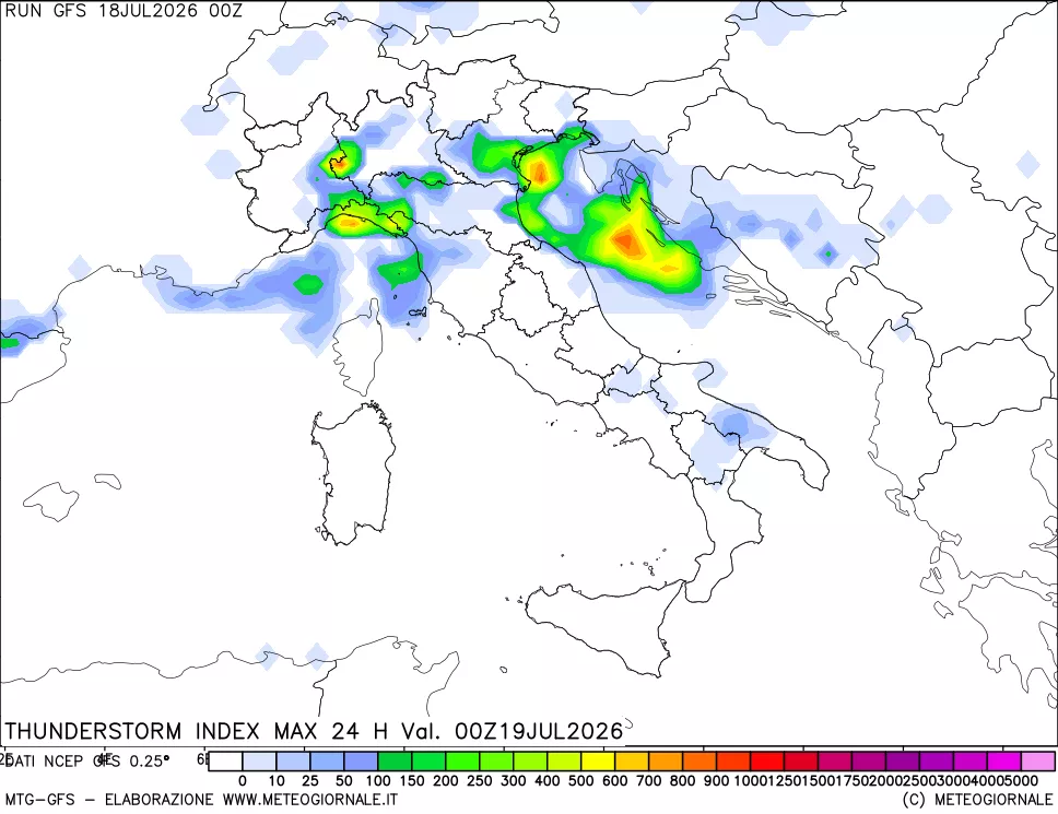 mappa TSI Max 24 ore