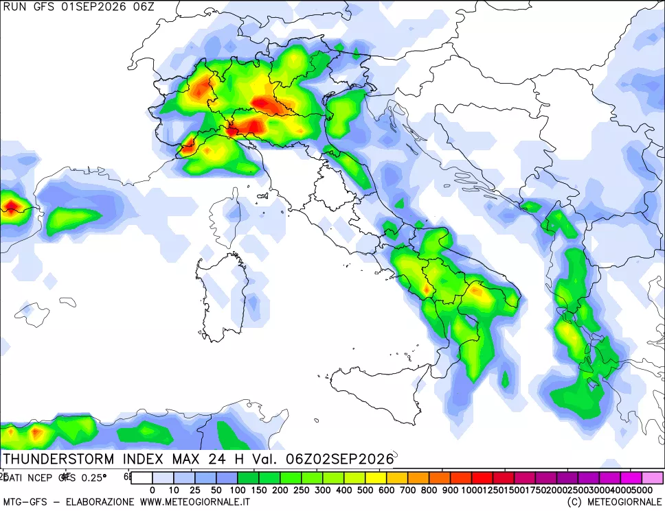mappa TSI Max 24 ore