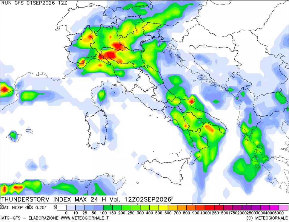mappa TSI Max 24 ore