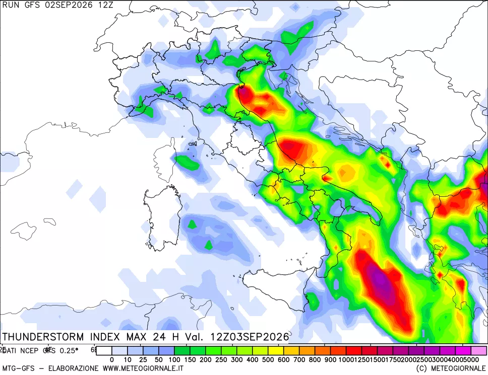 mappa TSI Max 24 ore