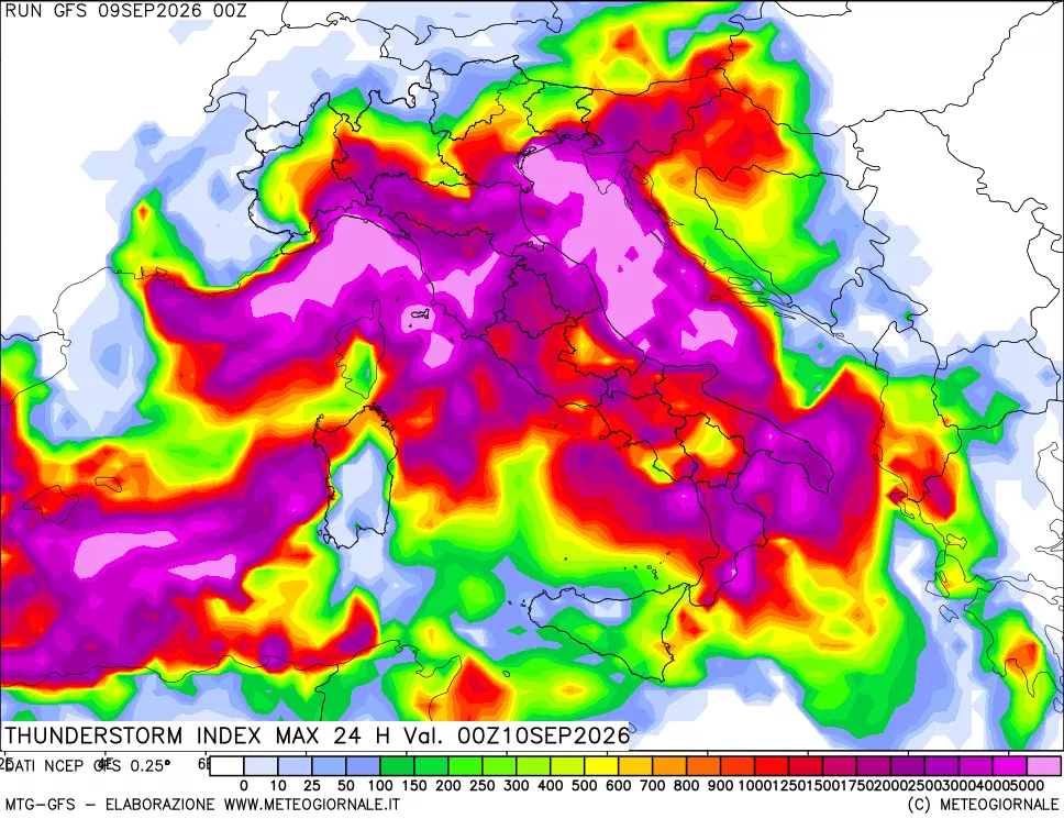 mappa TSI Max 24 ore