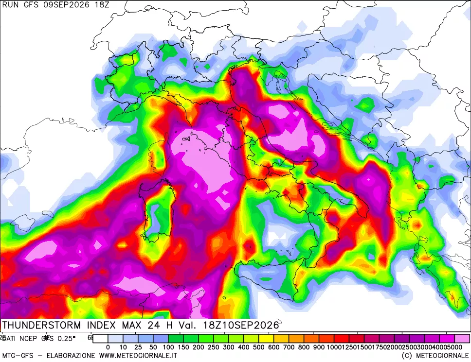 mappa TSI Max 24 ore