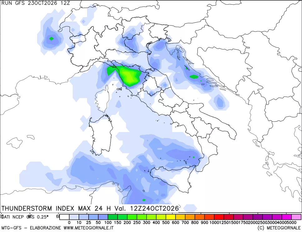 mappa TSI Max 24 ore