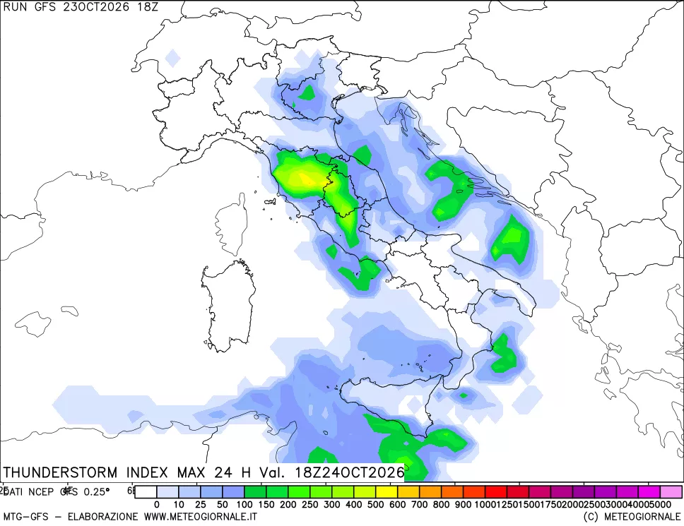 mappa TSI Max 24 ore