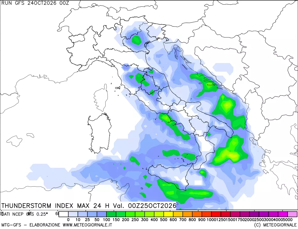 mappa TSI Max 24 ore