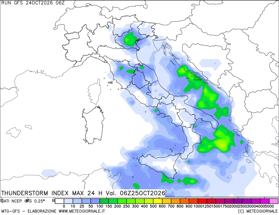 mappa TSI Max 24 ore