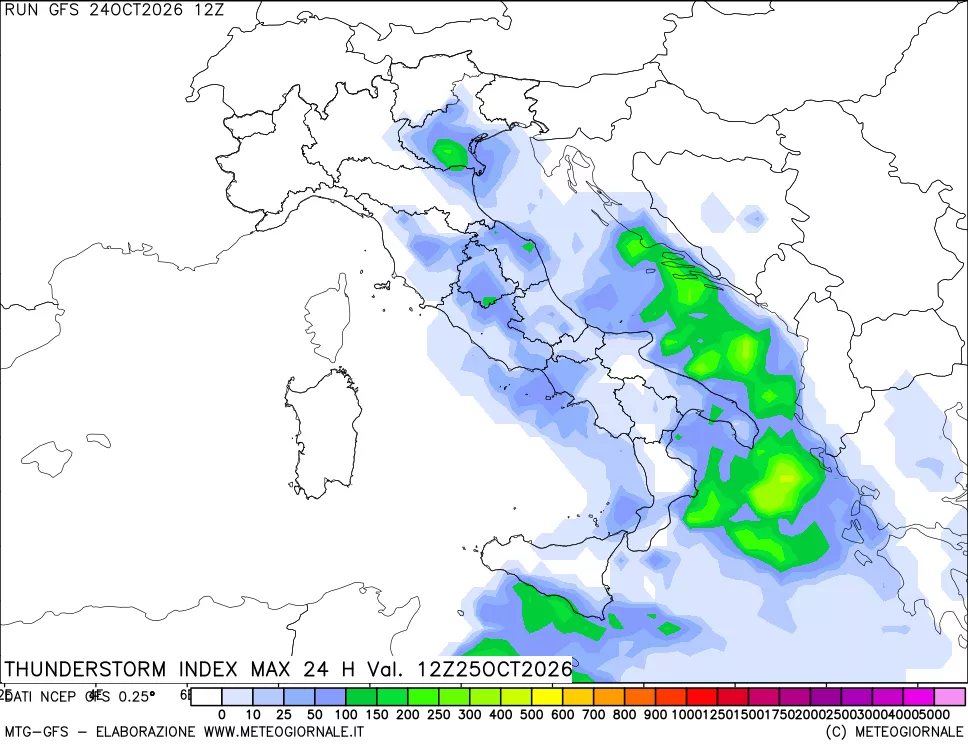 mappa TSI Max 24 ore