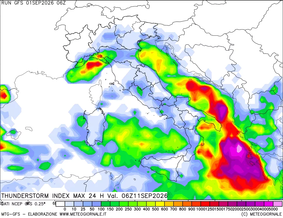 mappa TSI Max 24 ore