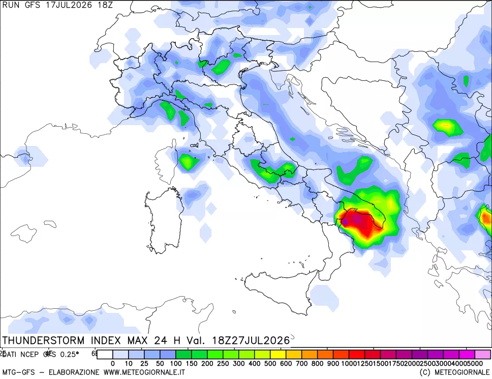 mappa TSI Max 24 ore